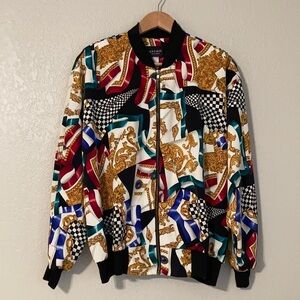 80’s Cascáis Printed Bomber Jacket